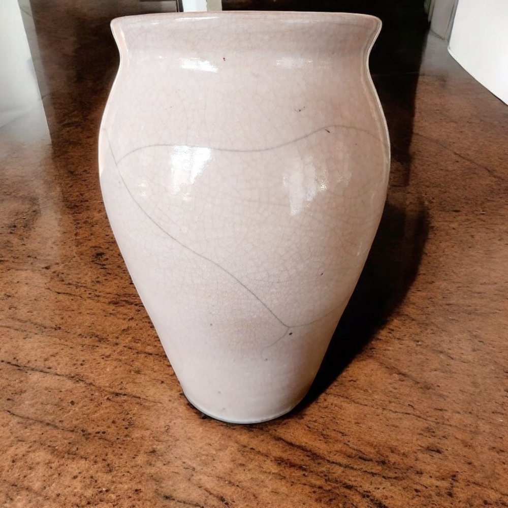 HANDMADE RAKU VASE - Picture 5 of 8
